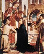 PACHER, Michael St Lawrence Distributing the Alms ag oil on canvas